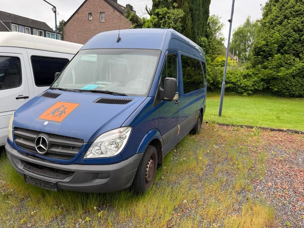 Mercedes Sprinter 13 zitter export, Auto's, Bestelauto's, Achterwielaandrijving, Blauw, Particulier, Euro 4