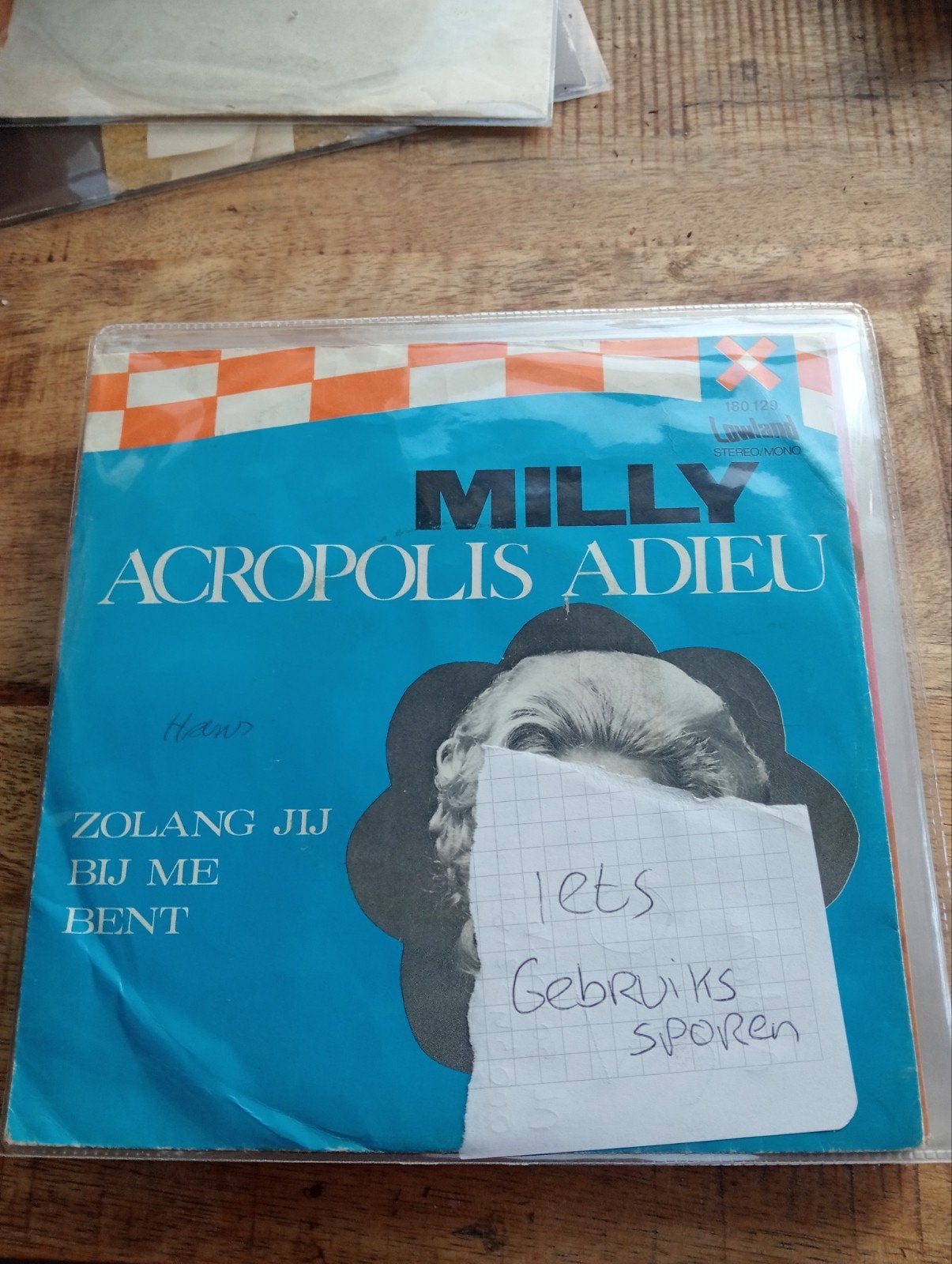 Milly - Acropolis adieu, Ophalen of Verzenden, Zo goed als nieuw, Overige formaten, Levenslied of Smartlap