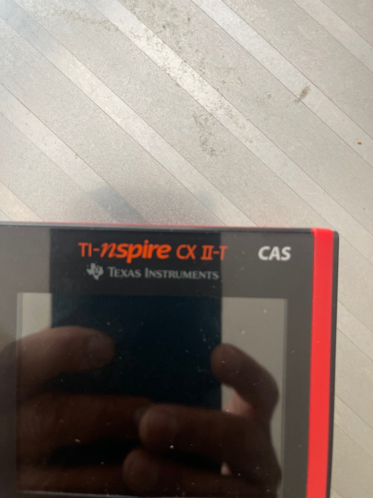 TI calculator nspire CX II-T CAS texas instruments with case, Diversen, Rekenmachines, Ophalen, Grafische rekenmachine, Zo goed als nieuw