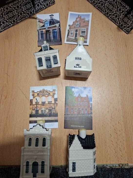 KLM huisjes  94  99 104 en 105, Verzamelen, Ophalen of Verzenden, Nieuw, 81 t/m 91, Gevuld