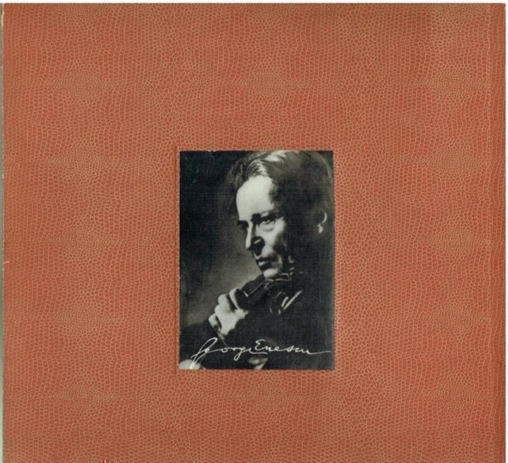 George Enescu Suita Nr. 2 Sonata Nr. 1, Kamermuziek, Ophalen of Verzenden, Zo goed als nieuw, 12 inch