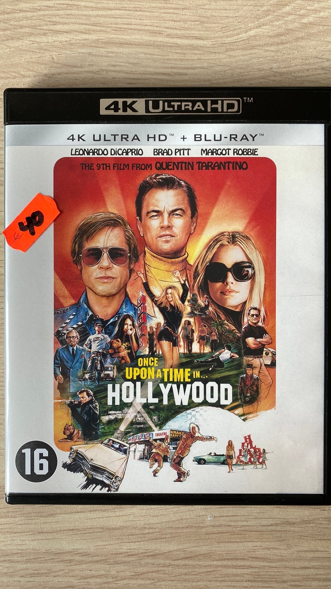 Once upon a time in hollywood 4K uhd blu ray NL versie, Cd's en Dvd's, Blu-ray, Ophalen of Verzenden, Zo goed als nieuw, Thrillers en Misdaad