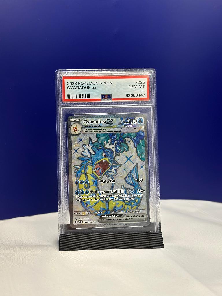 Gyarados ex #225 PSA 10 - Scarlet & Violet, Ophalen of Verzenden, Nieuw, Overige typen, Foil