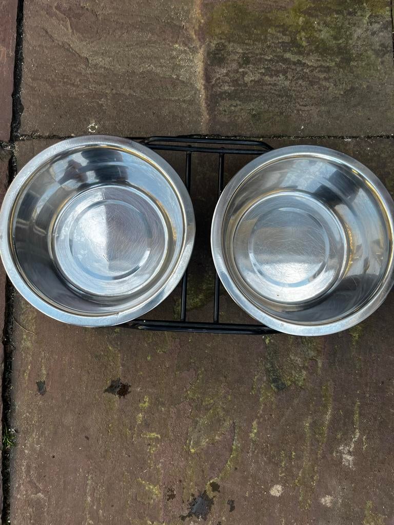 Voerbak voor kleine honden of katten, Dieren en Toebehoren, Hondenvoerbakken en Drinkbakken, Ophalen, Zo goed als nieuw