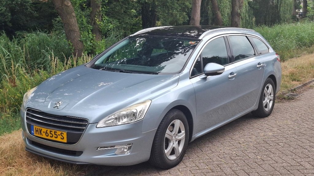 Peugeot 508 SW 1.6HDI 2012 | Navigatie | Panorama | Trekhaak, Voorwielaandrijving, Euro 5, Stof, Blauw