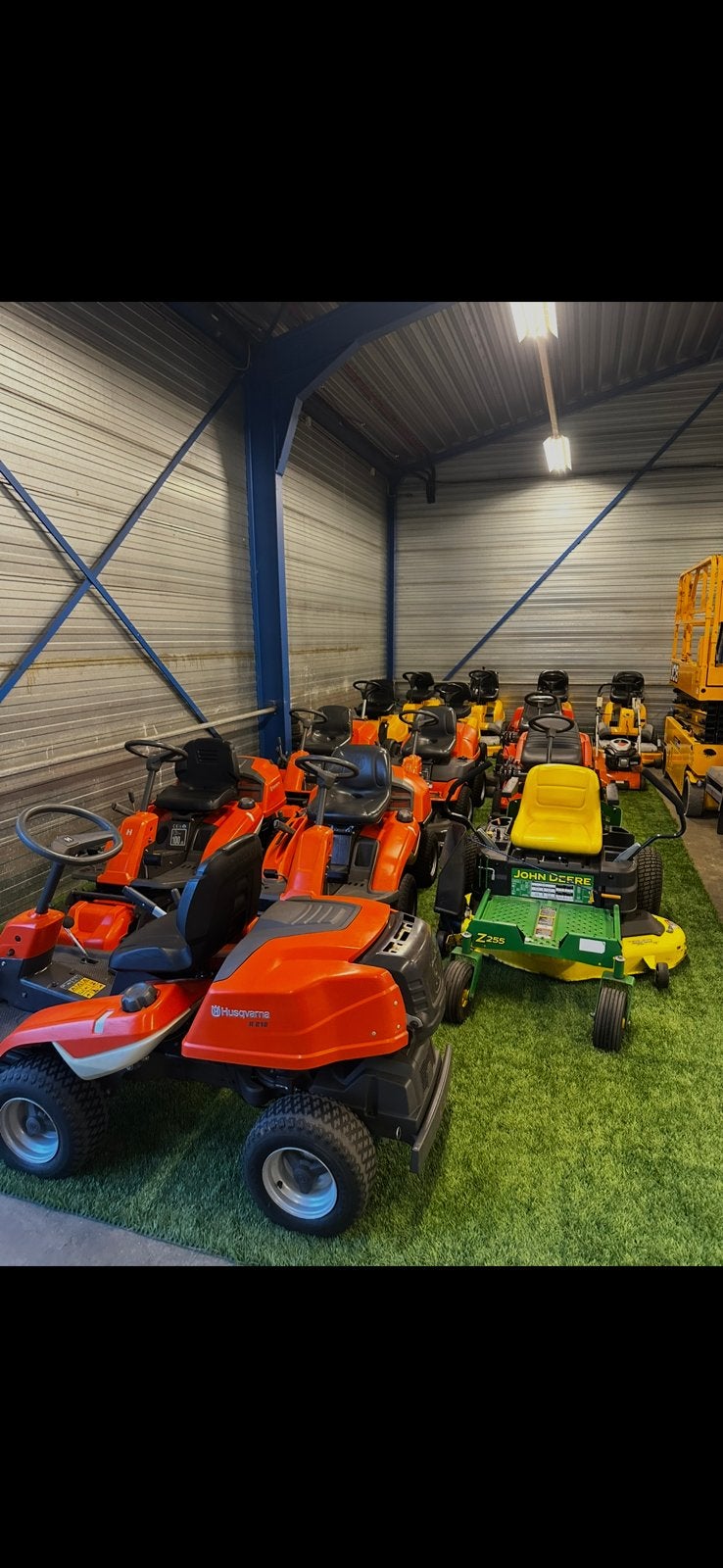 Partij zitmaaiers tekoop. 17 stuks!, Ophalen, Zo goed als nieuw, Elektrische starter, 90 tot 120 cm