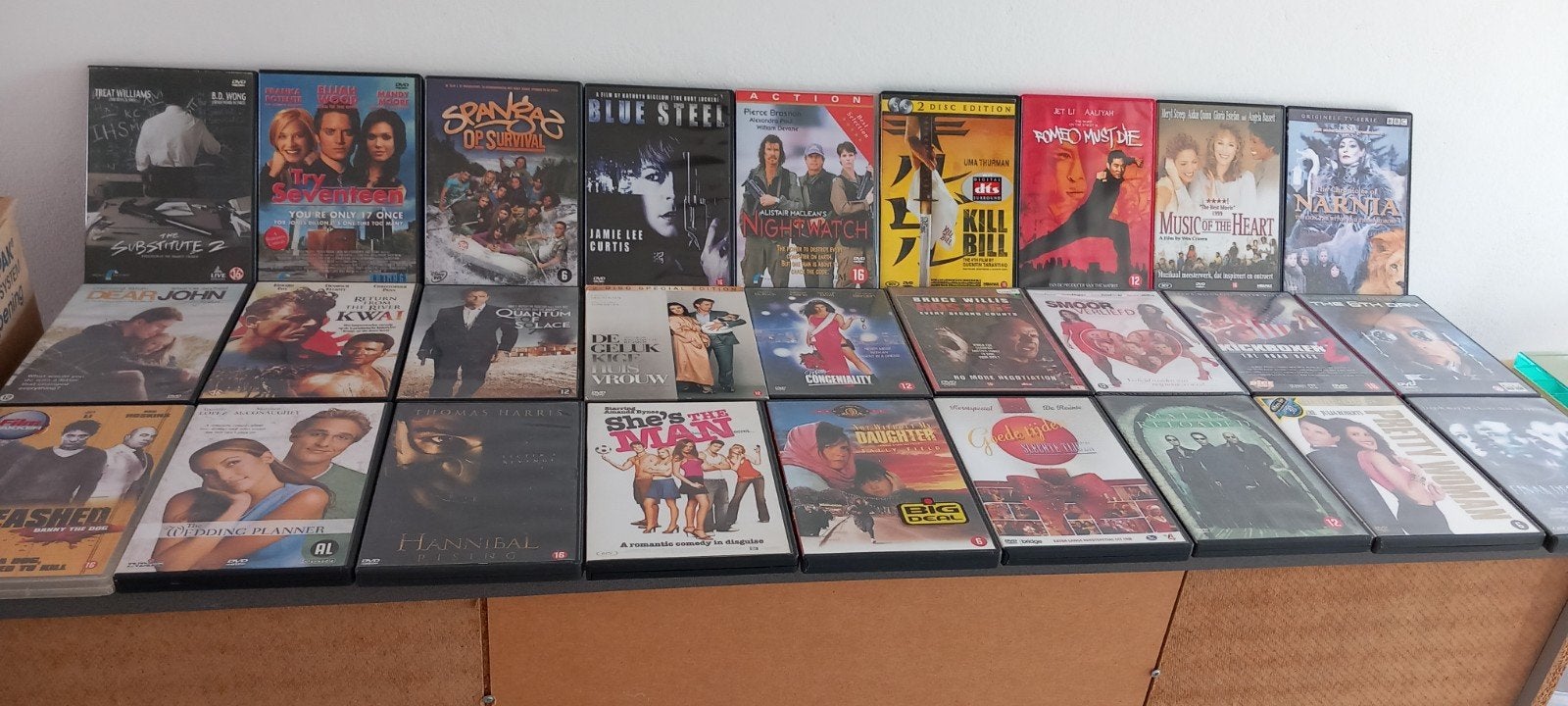 Zeer Grote collectie DVD's - Diverse films en genres, Cd's en Dvd's, Vanaf 16 jaar, Nederlands, Ophalen of Verzenden, Inclusief doosje