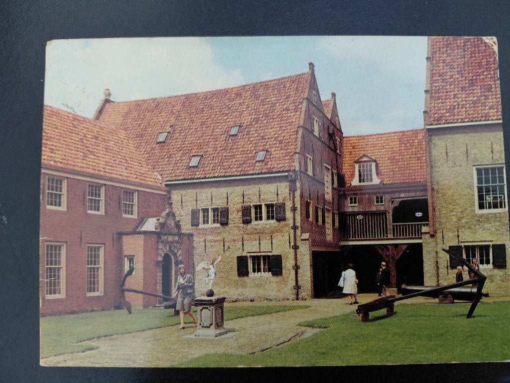 Enkhuizen, Binnenplaats Zuiderzee Museum, gelopen,, Verzenden, 1960 tot 1980, Gelopen, Gebouw