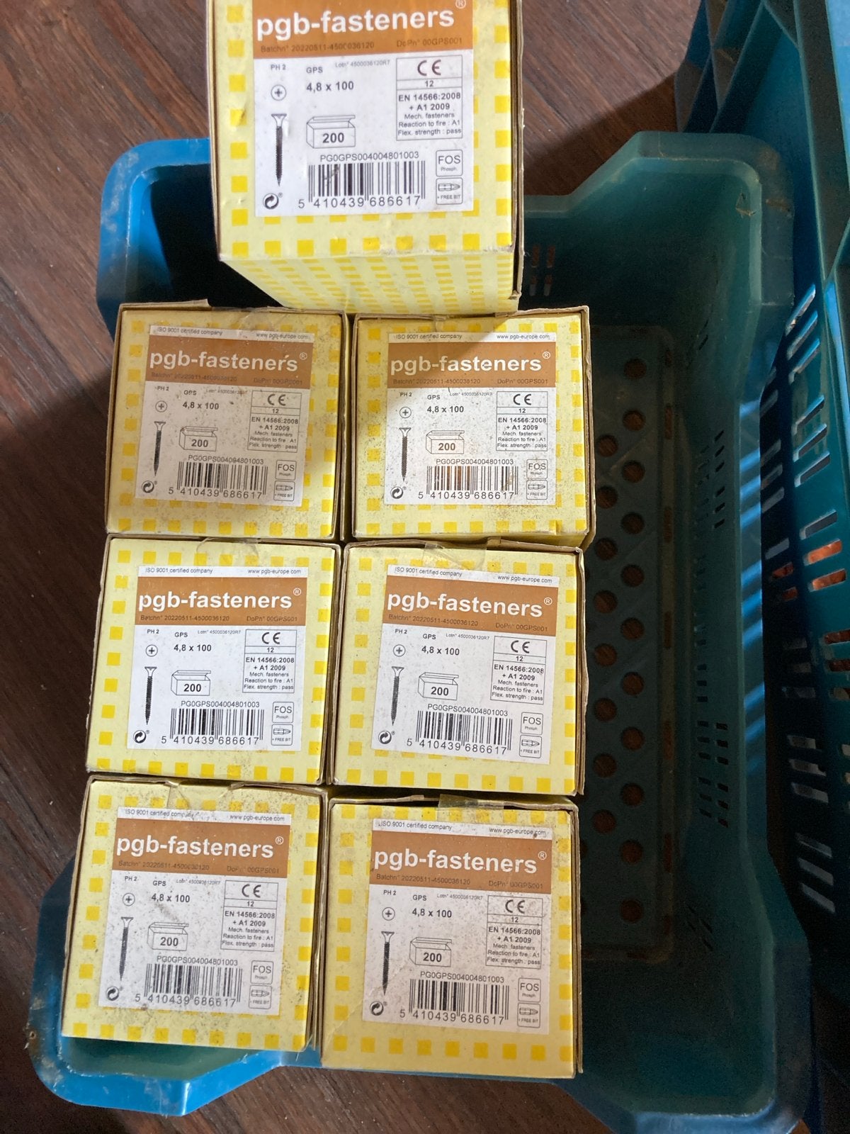 Gipsplaatschroeven PH2 4,8x100mm (200 st) 15,- per doostuks), Ophalen of Verzenden, Nieuw, 50 tot 100 mm, Schroeven