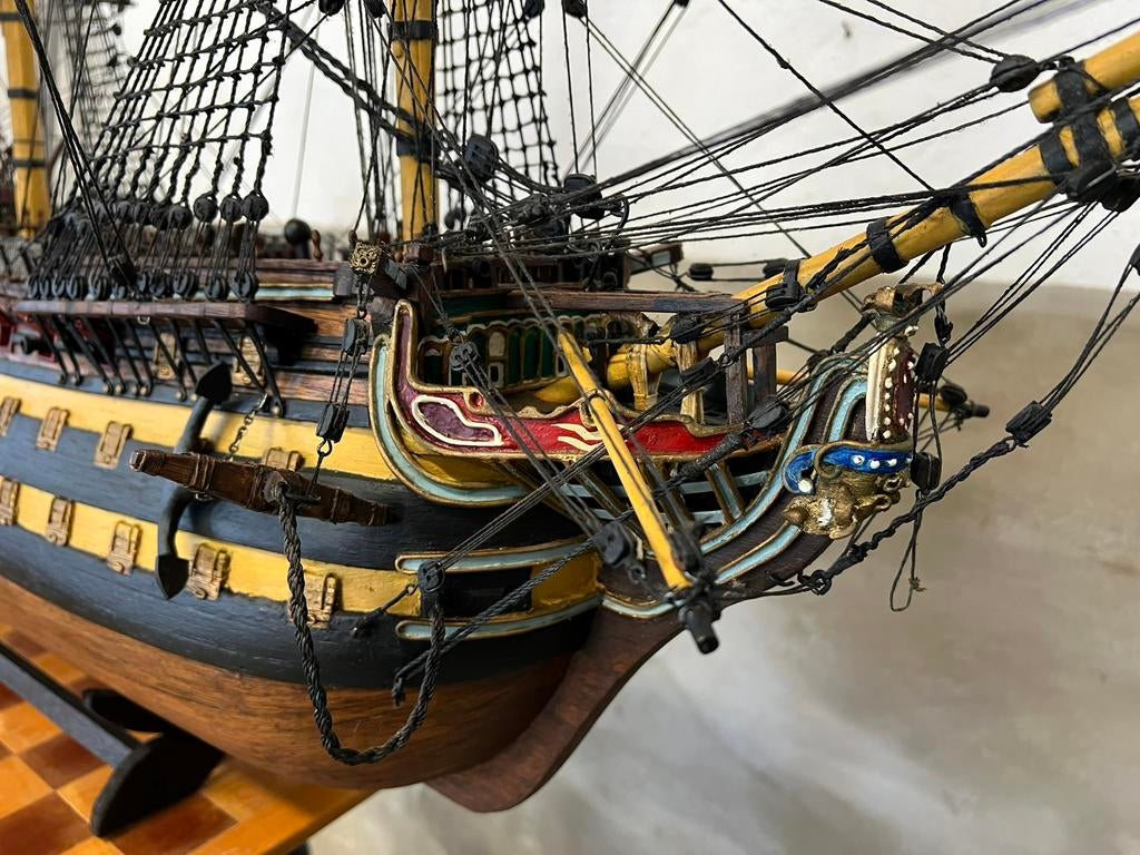 Prachtig groot model HMS Victory 140 cm, Ophalen, Zo goed als nieuw, Nvt, Nvt