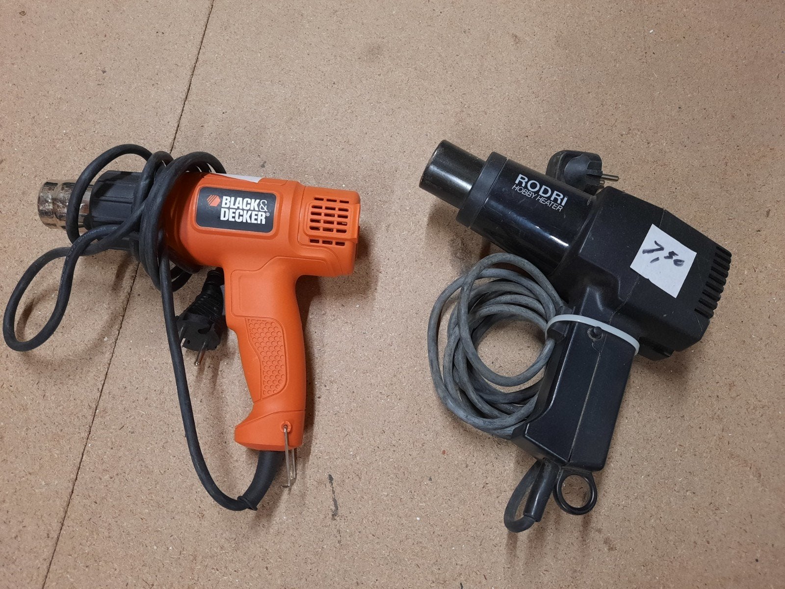 Föhn Black en Decker of Rodri hobby heater, Ophalen