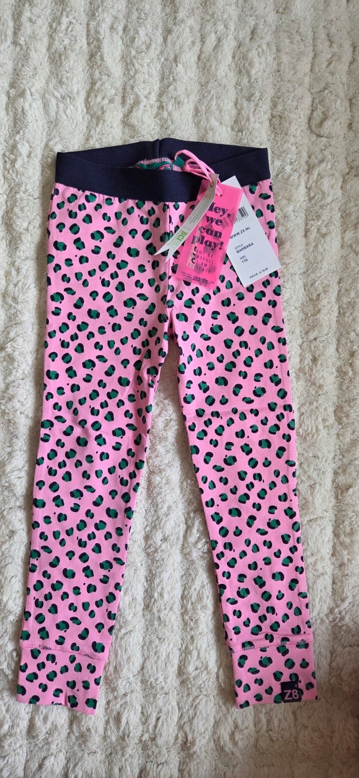 NIEUW Z8 legging maat 110 roze met panterprint, Ophalen of Verzenden, Nieuw