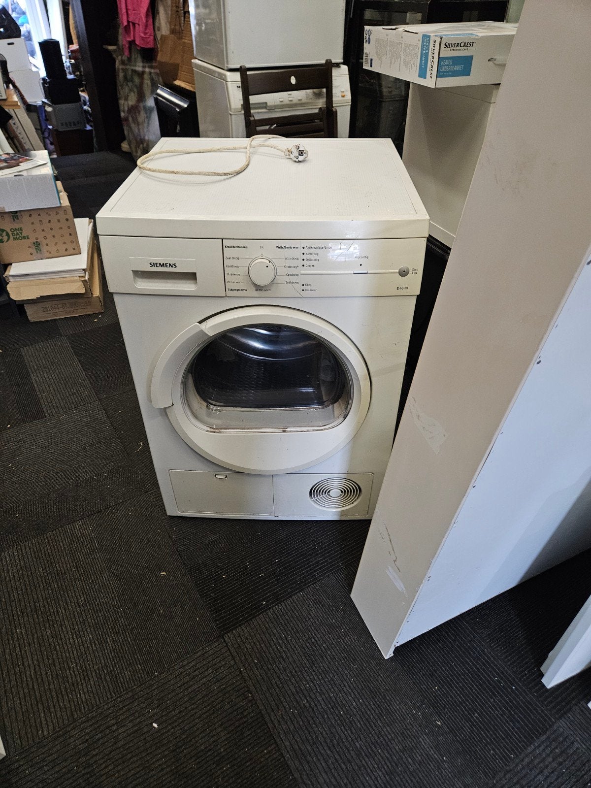 wasdroger siemens, Witgoed en Apparatuur, Wasdrogers, Ophalen, 6 tot 8 kg, Gebruikt, Anti-kreukfase