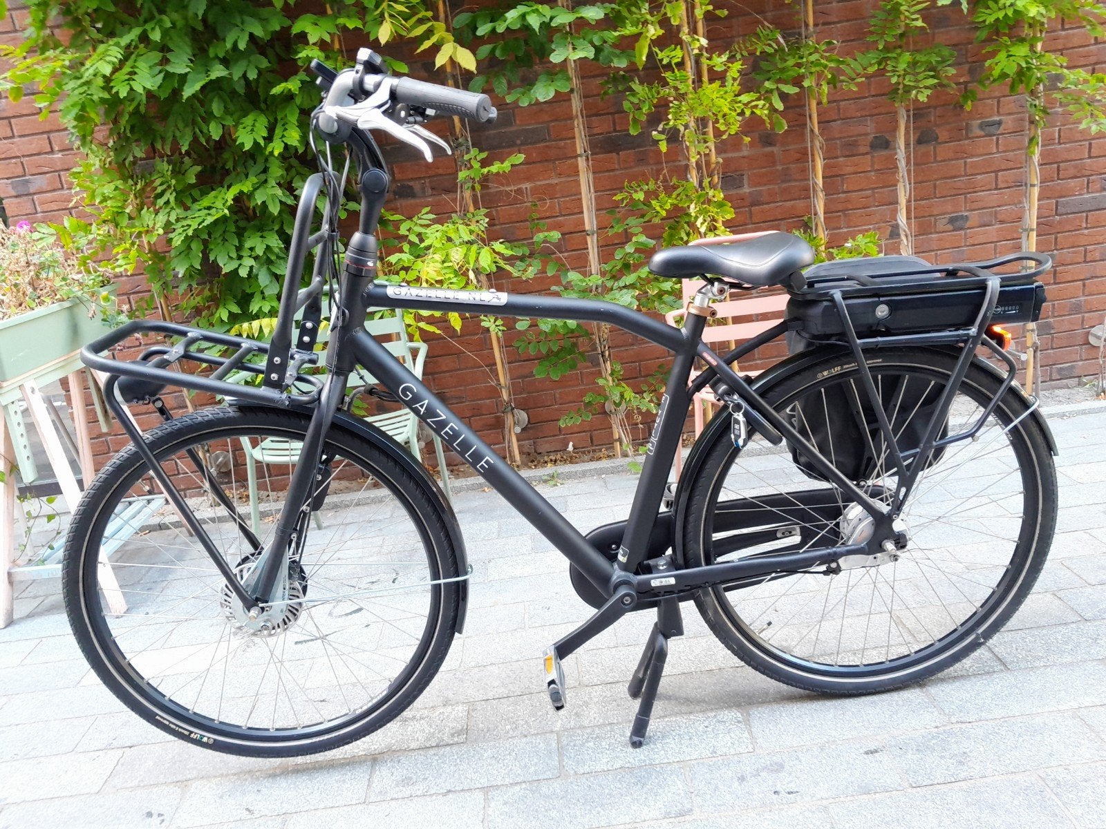 Gazelle Heavy Duty Elektrische Transportfiets Herenfiets, Gebruikt, Ophalen of Verzenden, 51 tot 55 cm, 50 km per accu of meer