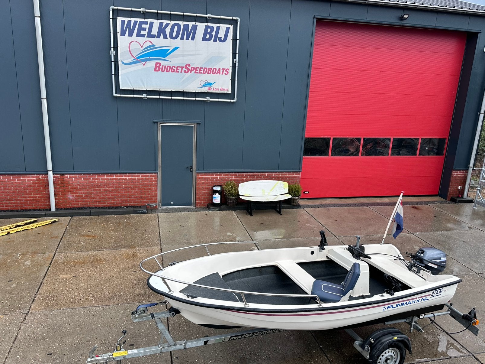 Nette Elan 409 consoleboot met Yamaha 6 pk incl trailer, Gebruikt, Tot 10 pk, Ophalen of Verzenden, Viertaktmotor