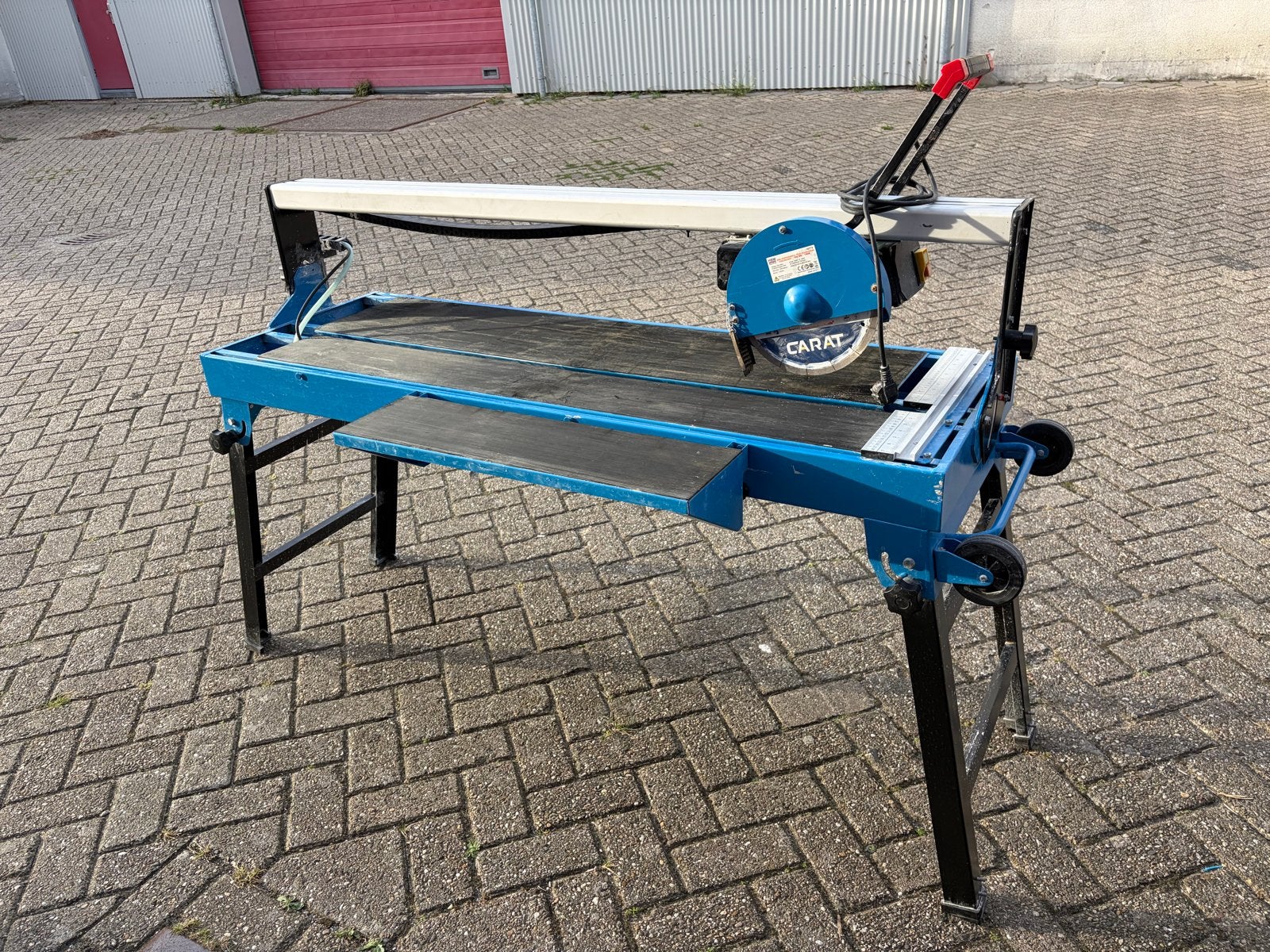 HBM Professionele natte Tegelzaagmachine 1200W - 1200mm, Doe-het-zelf en Verbouw, Ophalen, Gebruikt, Overige typen, 30 tot 70 mm