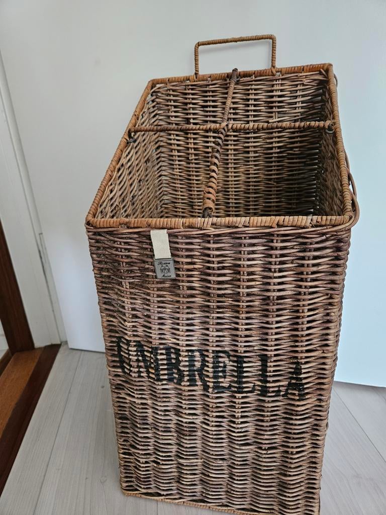 Riviera Maison Paraplubak - Landelijke Stijl, Sieraden, Tassen en Uiterlijk, Paraplu's, Gebruikt, Bruin, Ophalen