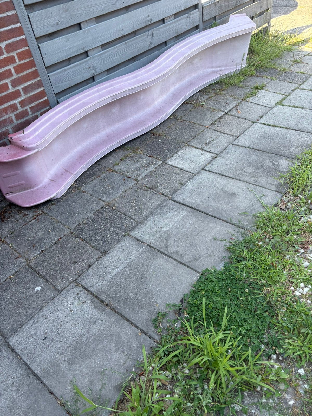 kinderglijbaan, Ophalen, Zo goed als nieuw