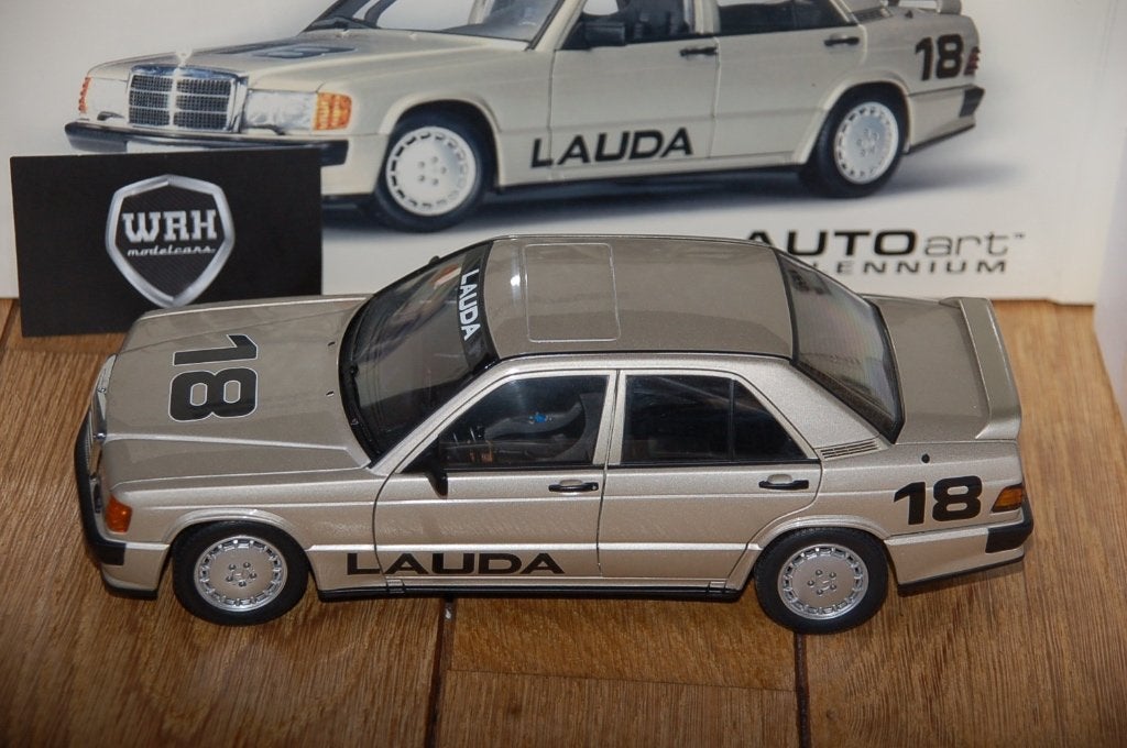 1:18 MERCEDES 190 LAUDA #18 Autoart 88431 WRH, Hobby en Vrije tijd, Verzenden, Zo goed als nieuw, Auto, Autoart