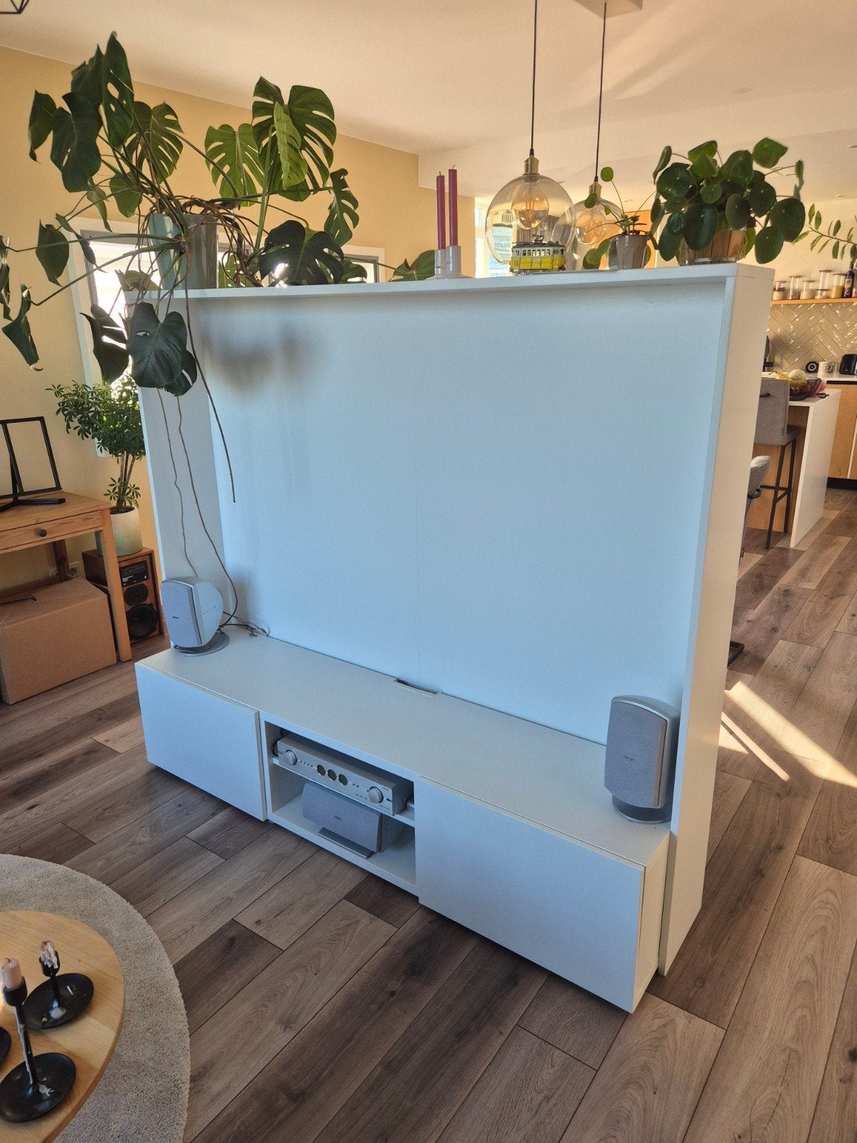 IKEA Meubel met Ombouw - Roomdivider & Subwoofer Ruimte, Huis en Inrichting, Kasten | Televisiemeubels, Ophalen, Overige materialen