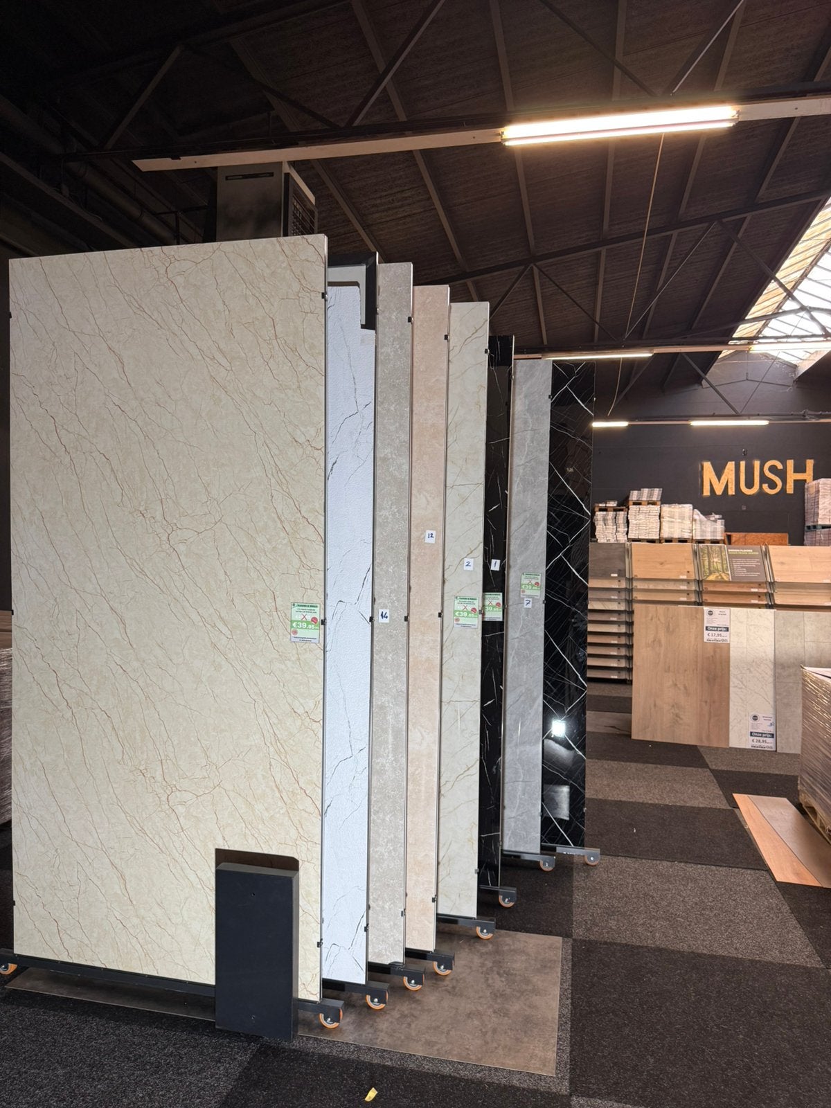 PVC wandpanelen - Marmerlook en meer, Ophalen of Verzenden, Nieuw, Overige materialen, Minder dan 20 mm