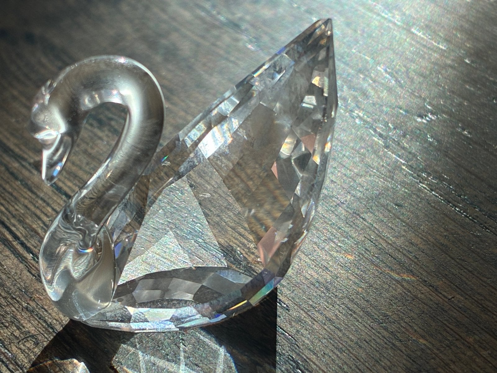Swarovski Zwaan Miniatuur - Kristal Figuurtje, Verzamelen, Ophalen of Verzenden, Zo goed als nieuw, Figuurtje