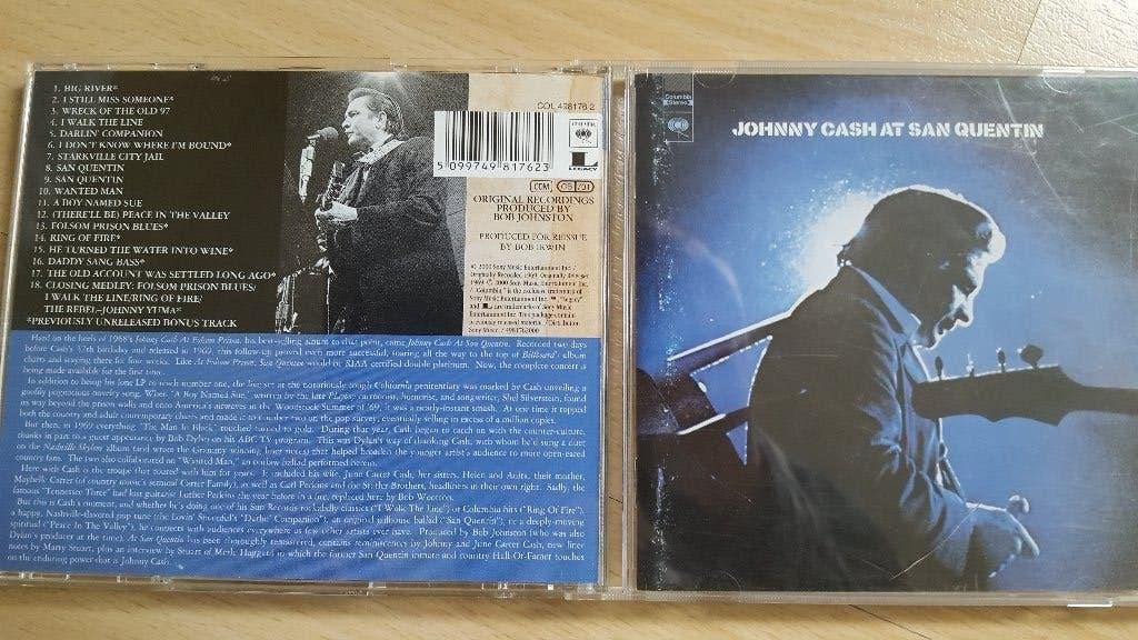 Johnny Cash At San Quentin CD (+ bonus tracks), Cd's en Dvd's, Ophalen of Verzenden, 2000 - 2009, Zo goed als nieuw