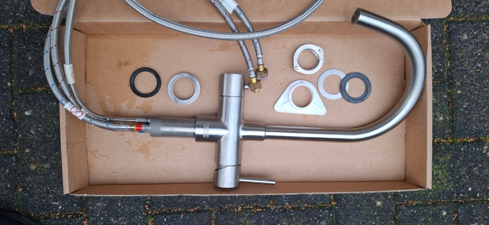 RVS Franke kokend water kraan zonder boiler, Overige typen, Zilver, Ophalen of Verzenden, Zo goed als nieuw