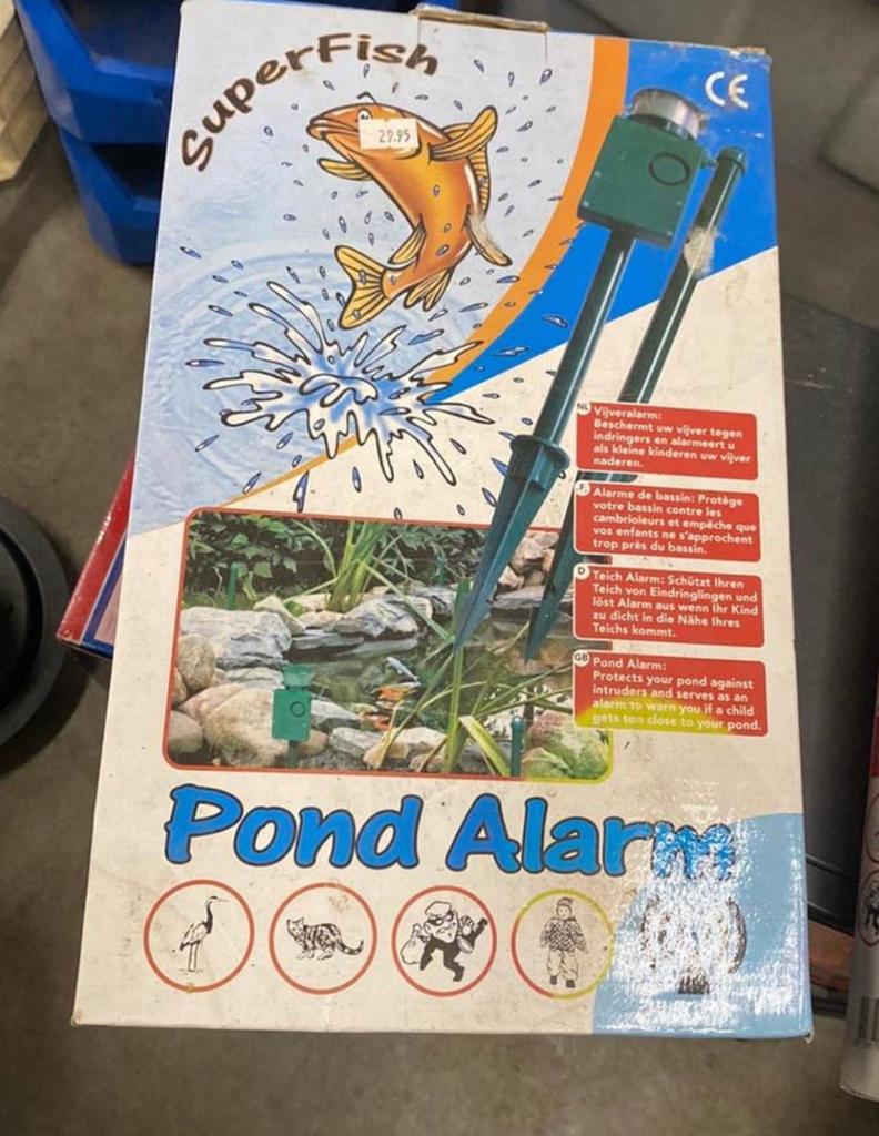 SuperFish Pond Alarm Vijveralarm - Bescherm uw vijver, Ophalen of Verzenden, Nieuw