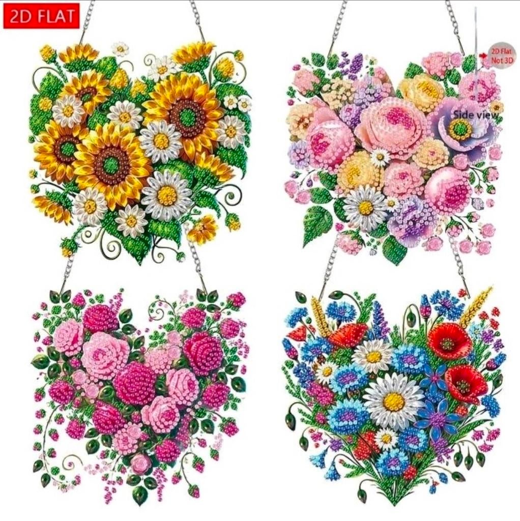 Diamond Painting Hangers Set van 4 Stuks, Nieuw, Klaar om op te hangen, Generiek, Onbekend