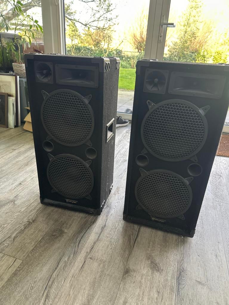 Skytec MAX 210 Speakers - 1000 Watt (set van 2), Overige merken, Gebruikt, Ophalen of Verzenden, 120 watt of meer