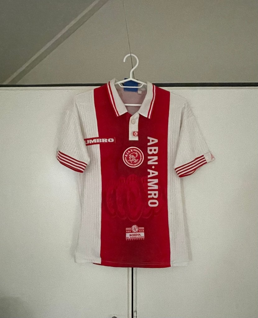 Ajax thuis shirt 1997/1998 maat 176, Maat XS of kleiner, Ophalen of Verzenden, Zo goed als nieuw, Shirt