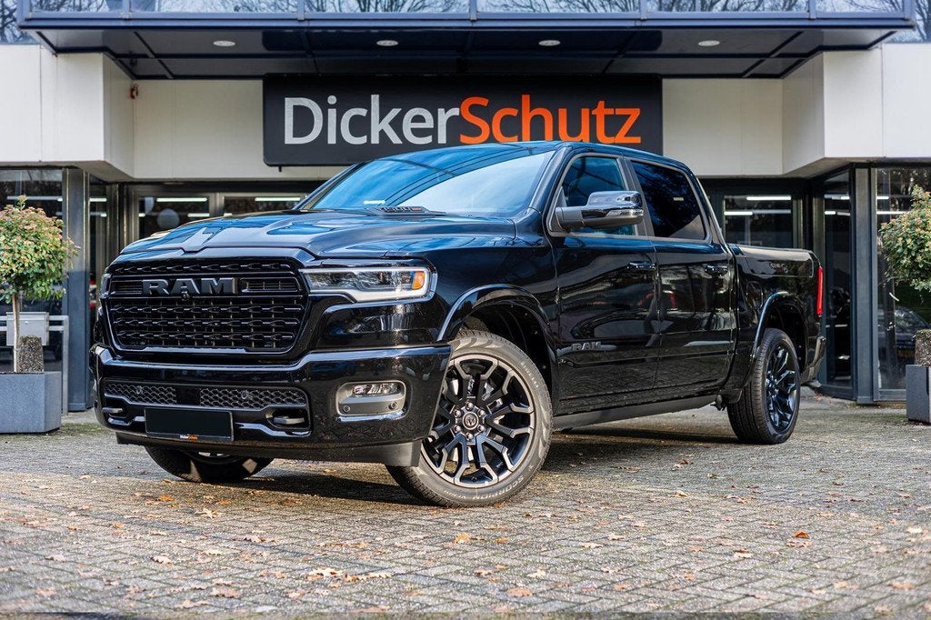 Dodge Ram 1500 Limited Night HO 540 PK! 2025, Auto's, Dodge, Automaat, Stof, Zwart, Zwart