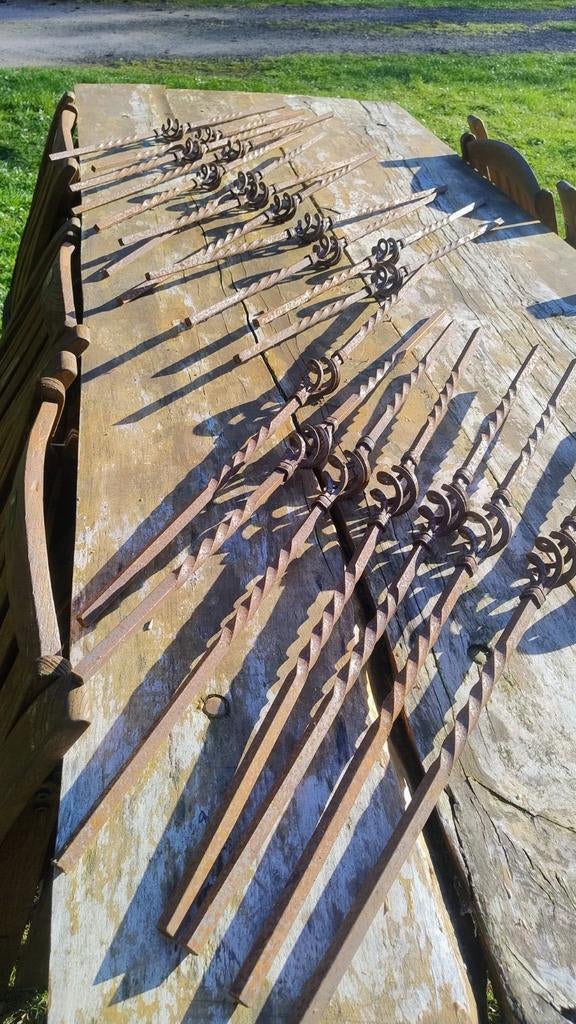Gietijzer stangen, Ophalen, Gebruikt, Overige materialen, Sierhekwerk