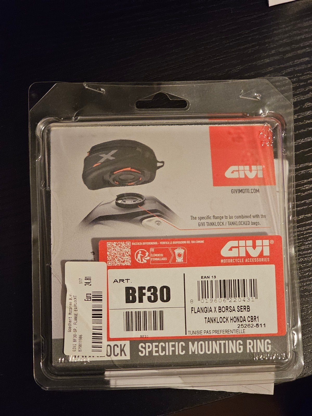 Givi tanklock ring Honda CBR 650 R, Ophalen of Verzenden, Nieuw