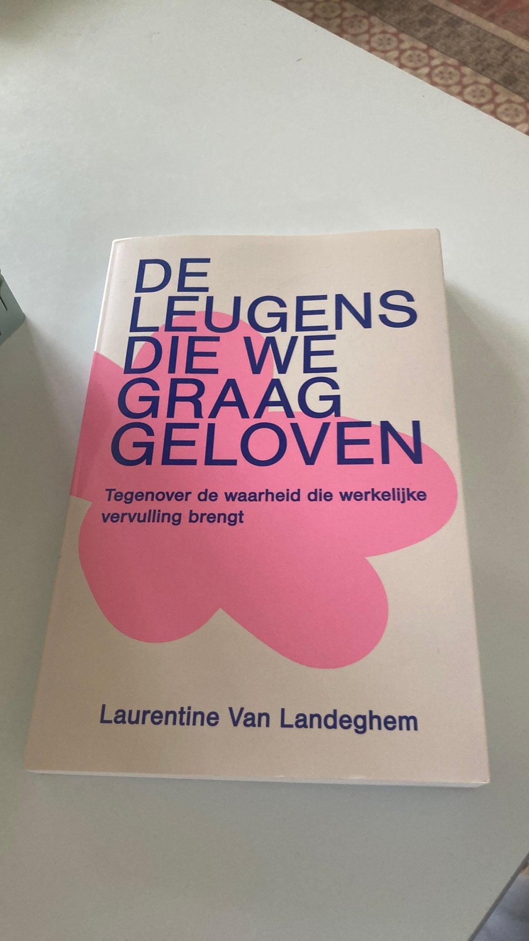 Laurentine Van Landeghem - De leugens die we graag geloven, Ophalen of Verzenden, Zo goed als nieuw, Laurentine Van Landeghem
