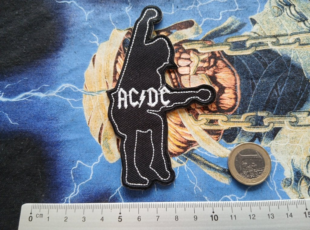 AC/DC Angus leuke ieuwe patch 48, Ophalen of Verzenden, Nieuw, Kleding