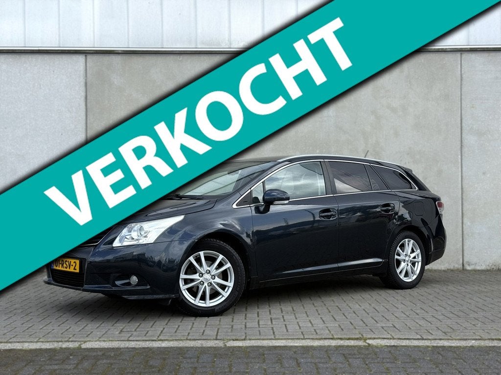Toyota Avensis Wagon 2.0 VVTi Business Automaat Leer Trekhaa, Auto's, Toyota, Euro 5, Zwart, 4 cilinders, 152 pk