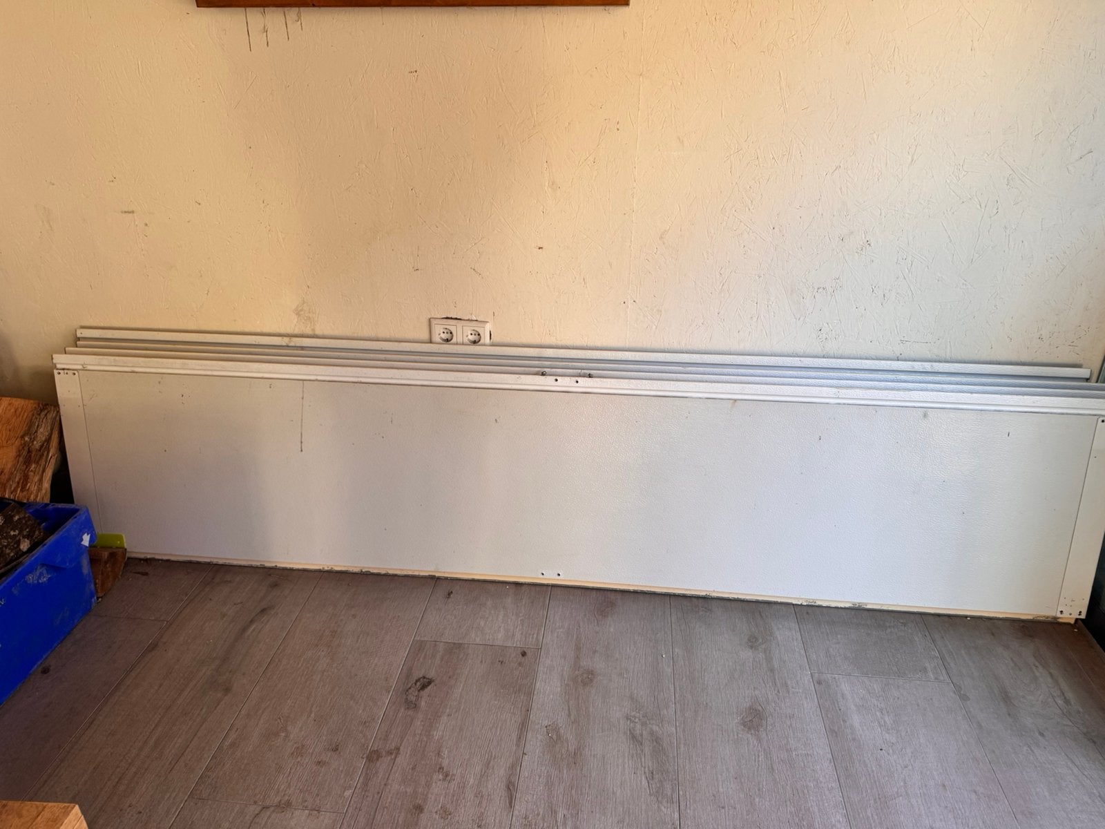 Garagedeur met motorsysteem afmeting 250 bij 225, Ophalen, Gebruikt