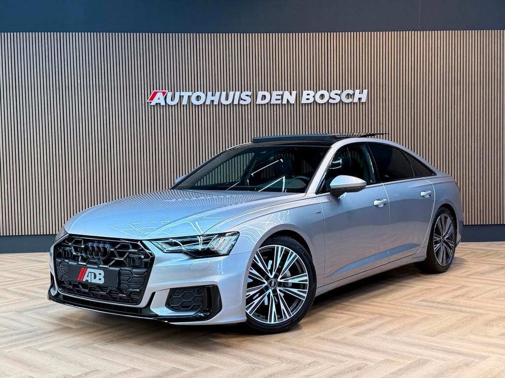 Audi A6 LIMOUSINE 40 TFSI S Line edition Competition - Facel, Auto's, Audi, 4 cilinders, Leder en Stof, Bedrijf, Startonderbreker