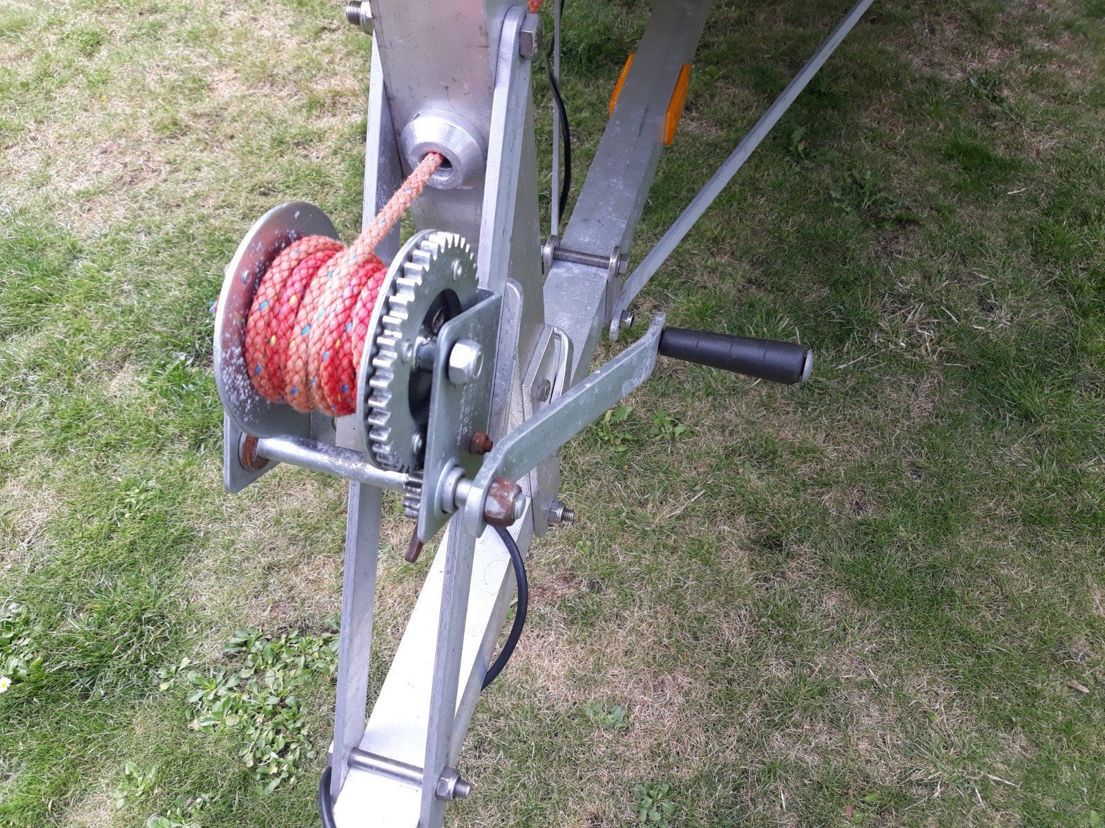 Te koop rubberboot quiksilver 340 cm met trailer, Watersport en Boten, Ophalen, Gebruikt, Motorslot, Airdeck