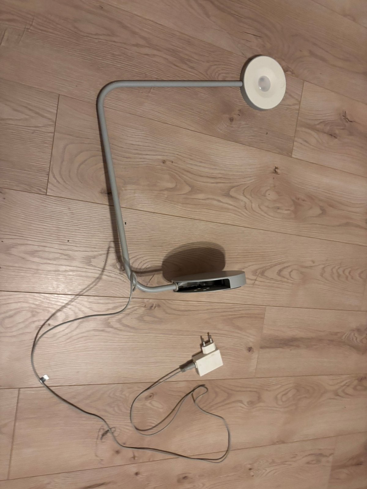 Lamp wit en grijs, Ophalen, Gebruikt