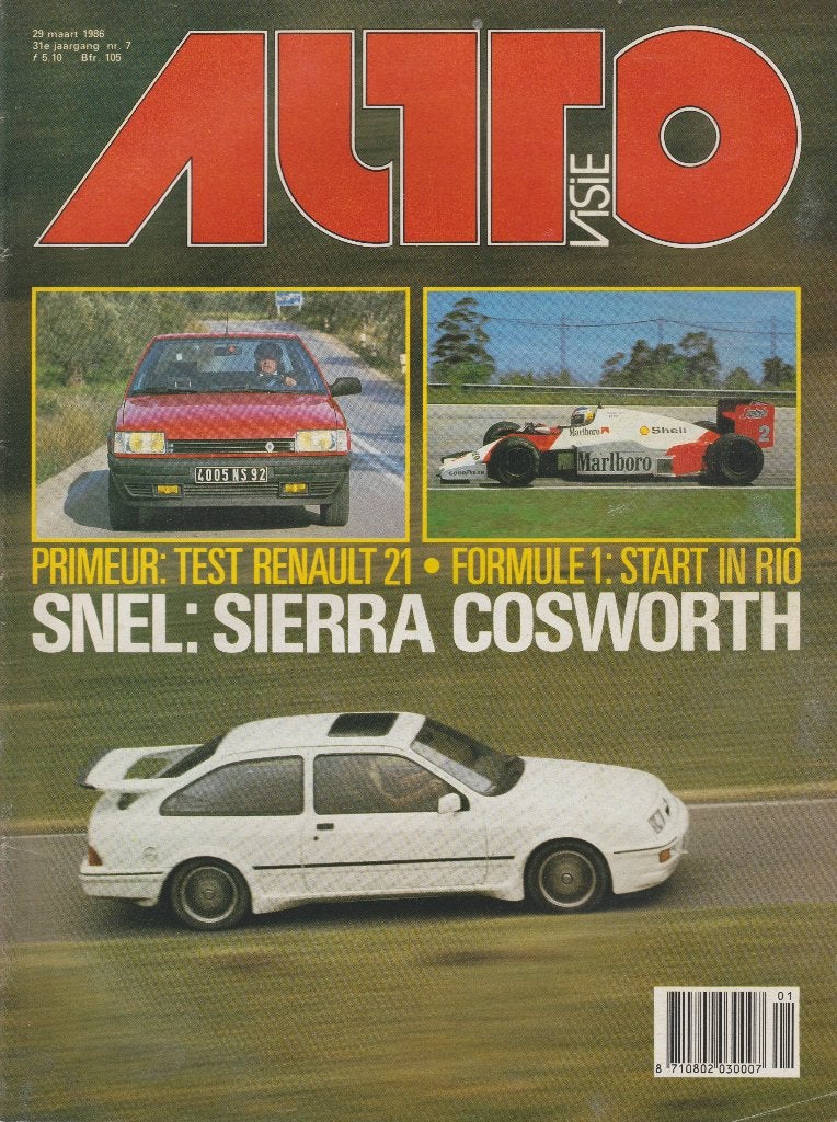 Ford Sierra Cosworth in Autovisie ea, Gelezen, Ford, Ophalen of Verzenden, Autovisie