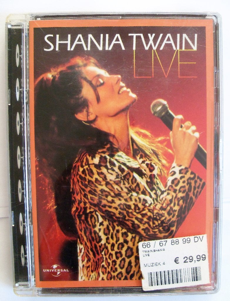 Shania Twain - Live in Dallas (originele dvd), Alle leeftijden, Ophalen of Verzenden, Gebruikt