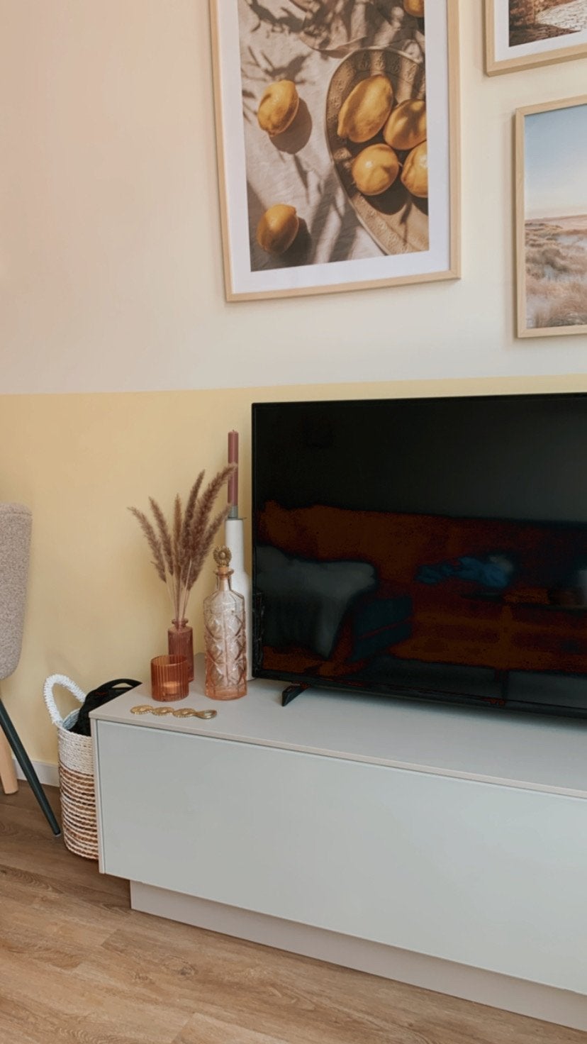 Luxe design tv-meubel | Greeploos, Ophalen, 150 tot 200 cm, Zo goed als nieuw, Minder dan 100 cm