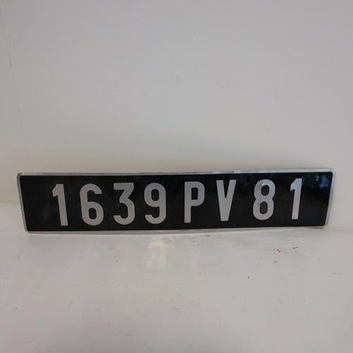 Kentekenplaat auto Frankrijk kenteken 1639 PV 81, Ophalen of Verzenden, Gebruikt, Auto's