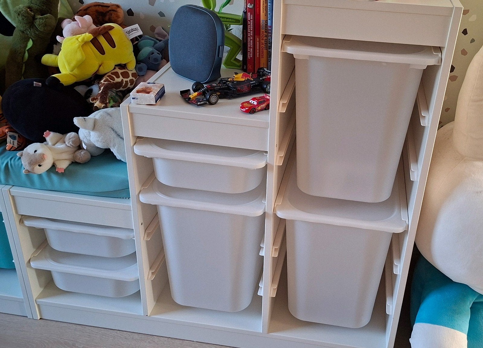 Ikea Trofast opbergcombinatie wit incl. bakken, Kinderen en Baby's, Kinderkamer | Overige Meubels, Ophalen of Verzenden, Zo goed als nieuw