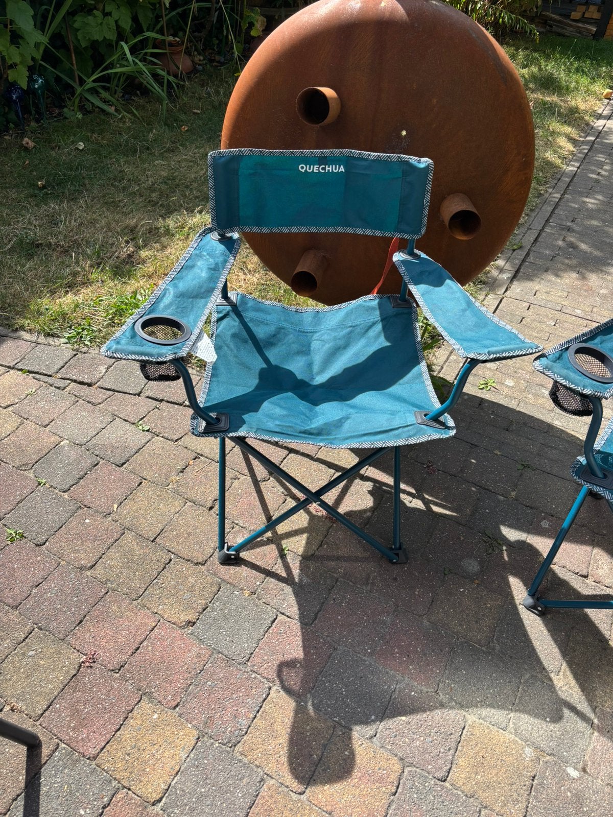 Campingstoelen Quecha decathlon, Caravans en Kamperen, Ophalen, Gebruikt, Campingstoel