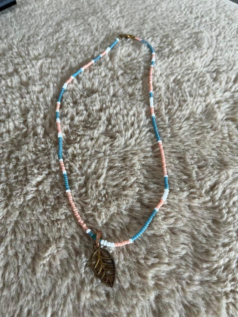Set van 8 handgemaakte kralenkettingen, Sieraden, Tassen en Uiterlijk, Kettingen, Overige kleuren, Ophalen of Verzenden, Zo goed als nieuw