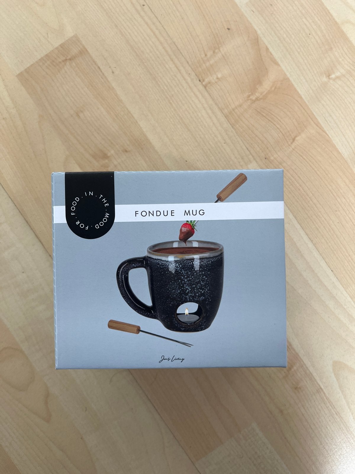 Fondue Mok - Nieuw in Doos, Ophalen, Overige typen, Nieuw, Zwart